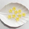 Two-Color Gold & Silver Lily Flower Plated Bell Flower Hairpin Tassel DIY Decoration Material