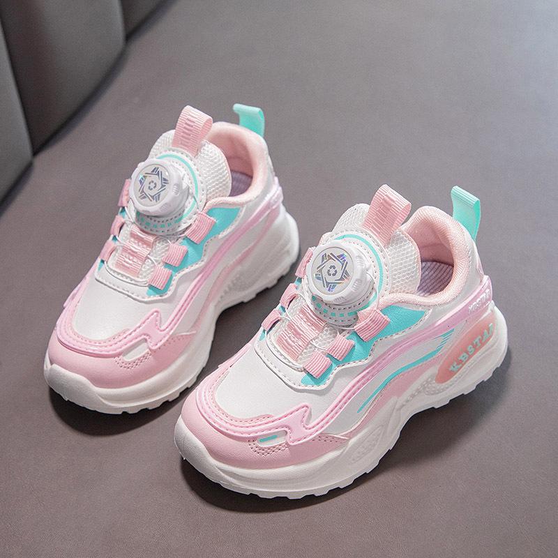 

Детская спортивная обувь 2025 лето новая сетчатая дышащая мягкая подошва легкая нескользящая для детей среднего и старшего возраста универсальная повседневная обувь 26 yards-31 yards, 6 pairs in one hand