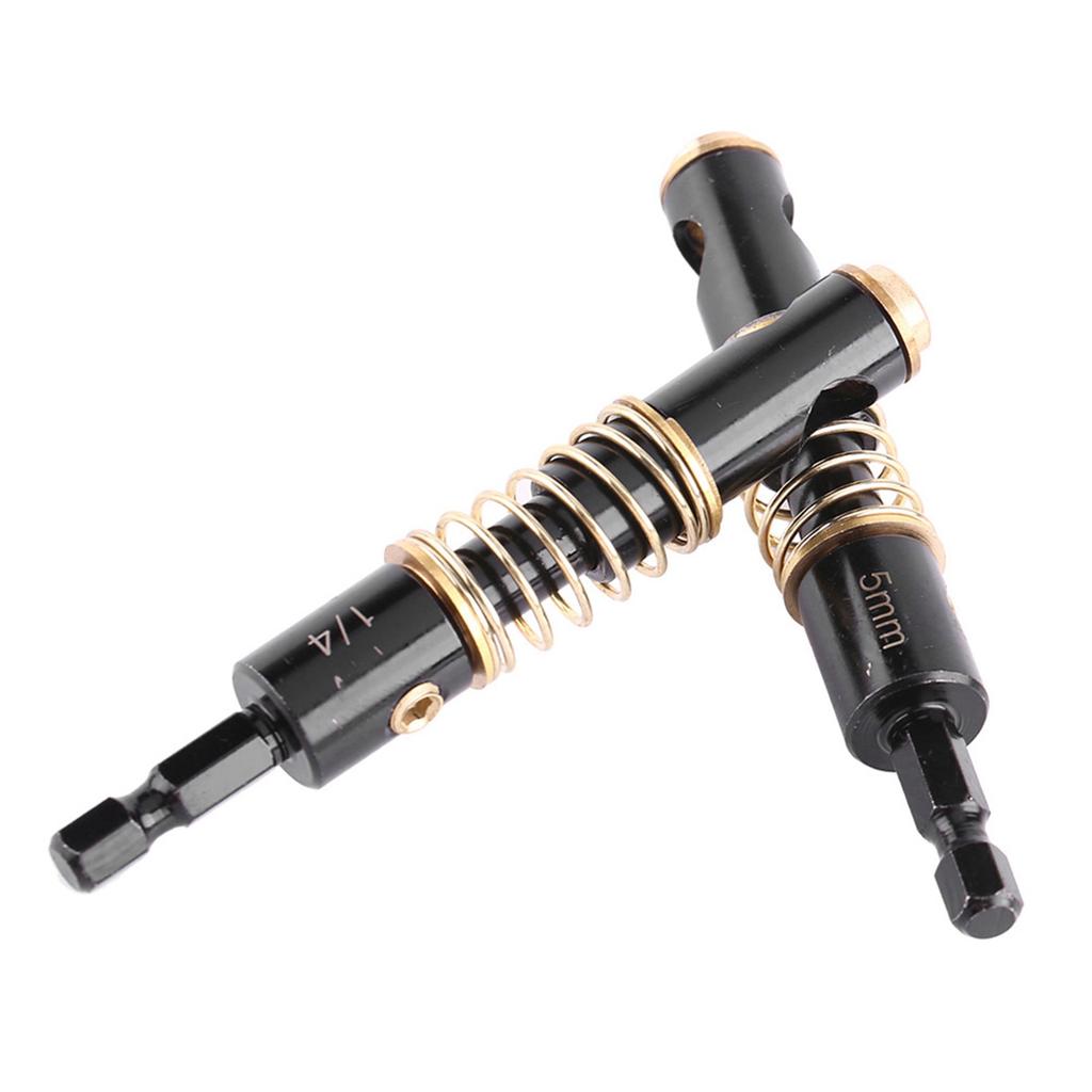 Door Hinge Drilling Centering Drill Bits Professional Opening Tool (5mm&14")