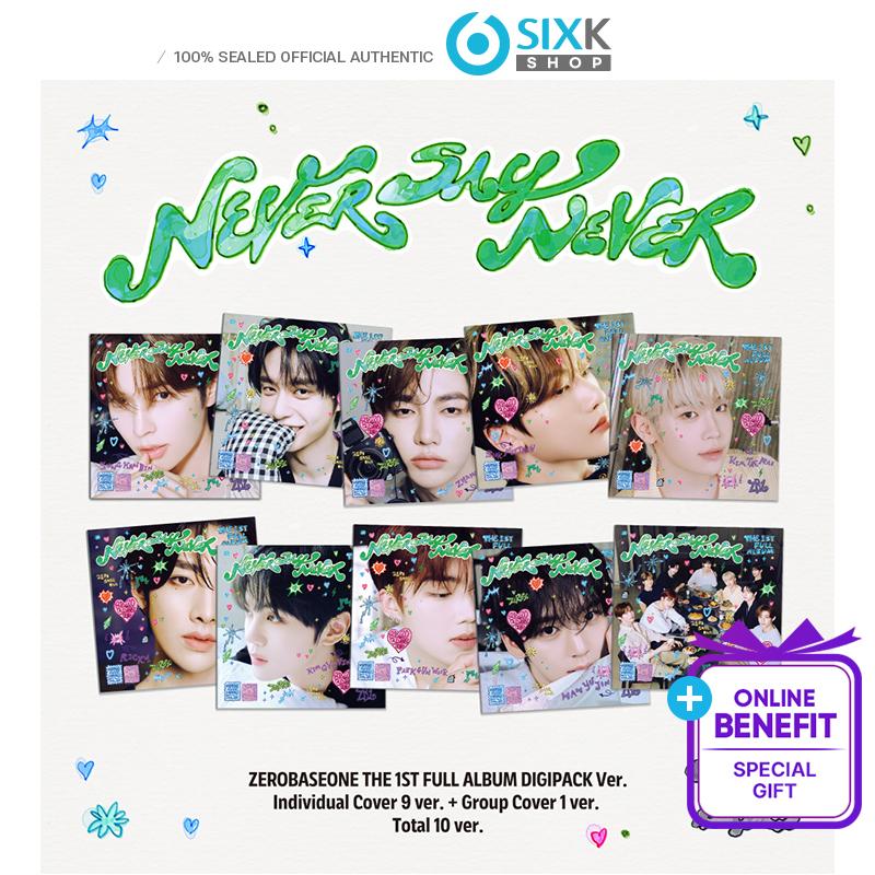 

[Предзаказ] ZEROBASEONE - 1-й полноформатный альбом [Never Say Never] версия диджипак. (+Онлайн-выгода) [NO POB] GUNWOOK VER.