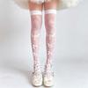Lolita Summer Overtheknee Socks With Butterfly Knot Design For Fashionable Teens