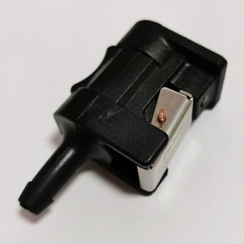 Small Engine Fuel Line Connector Black 8mm Plastic for Yamaha Outboard Gasoline Motor and Accessories