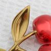 Delicate Cherry Pendant Statement Pendant Bag Pendant Key Ornament Alloy Texture Great for Dating and Social Event