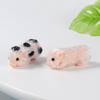 Simulation Hairy Pig Doll Soft Silicone Toy Realistic Animal Squeeze Decompression Stress Relief for Kids School Home Desk