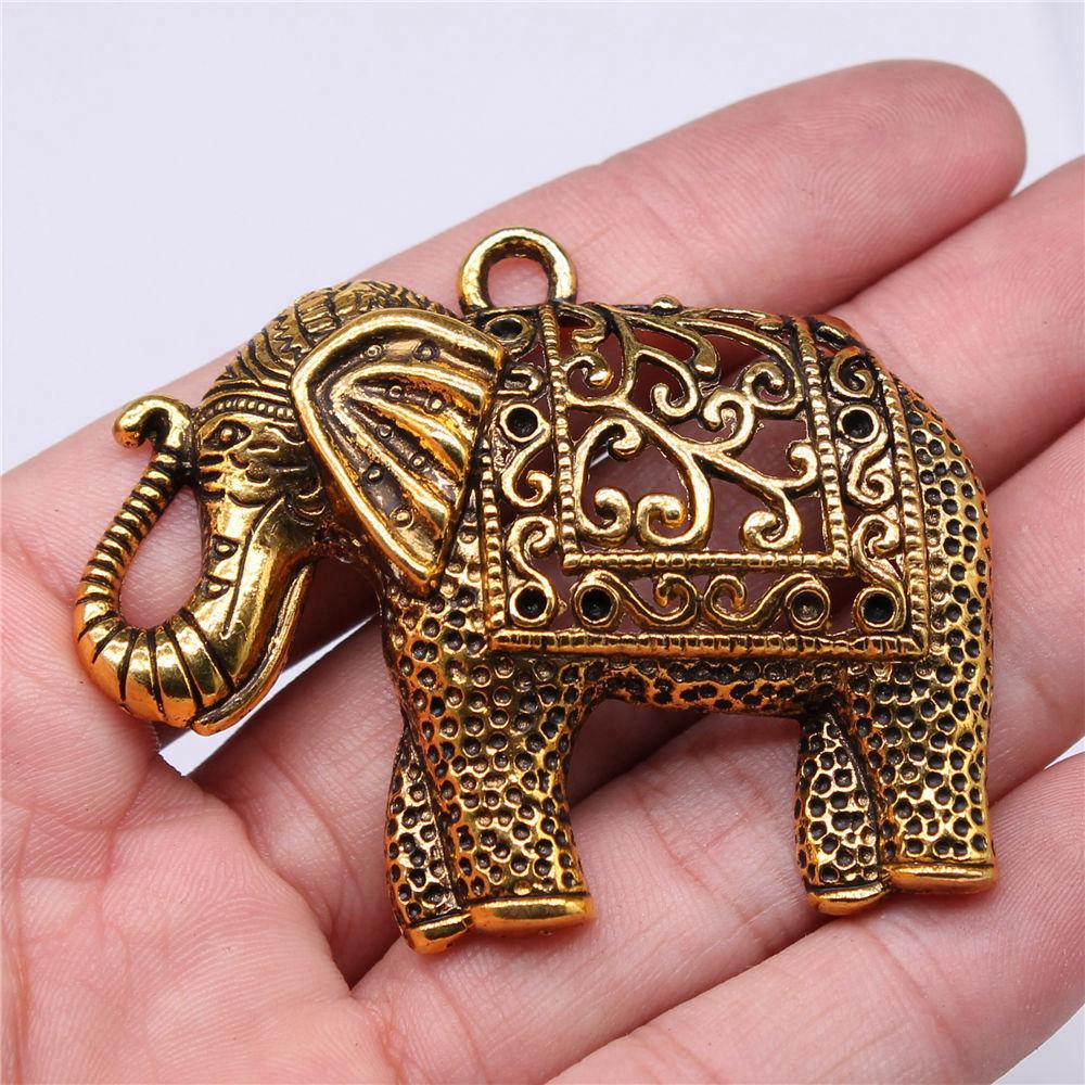 Charms Elephant God Pendants Kids' Jewelry Materials QC049