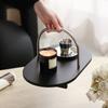 Minimalist Storage Tray with Stainless Steel Handle Decor Tray for Coffee Table Bathroom Candle PerfumeOrganizer Home Decor Gift