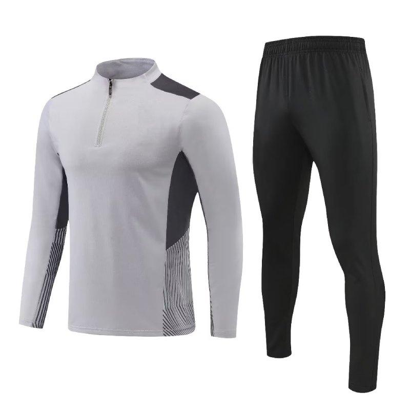Men's Football Tracksuit 23-25 Training Soccer Survetement Kits Customized Name Number Logo Spring Winter Warm-up Sportwears
