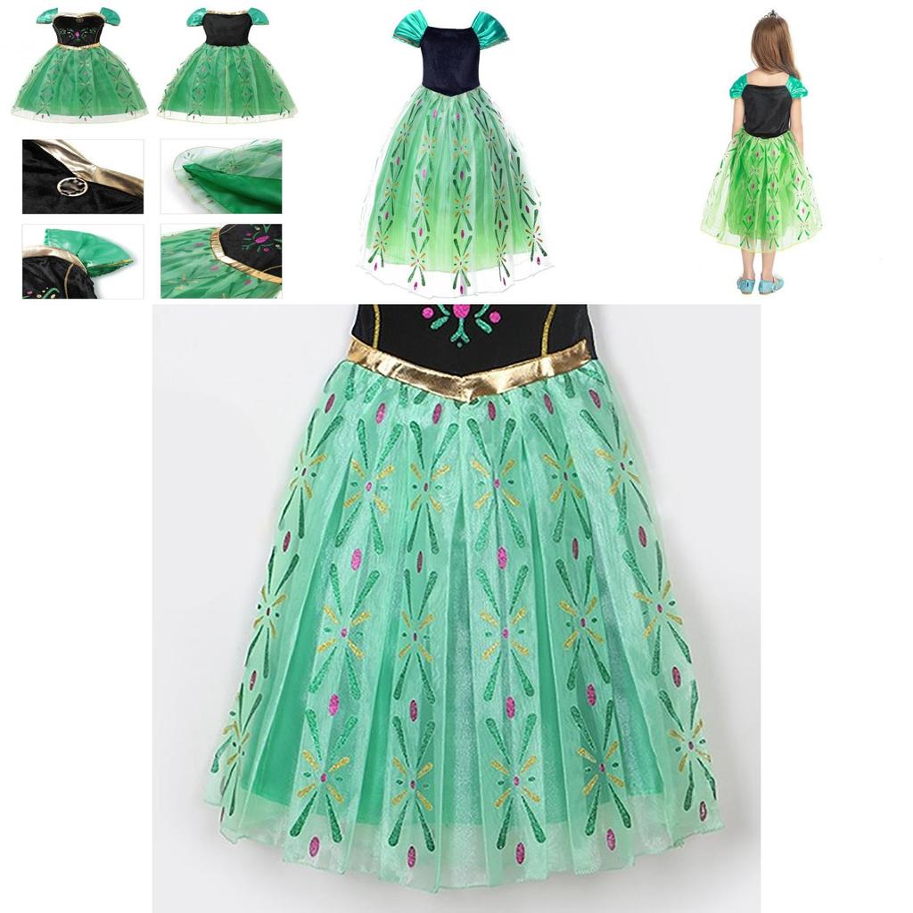 Enchanting Princess Anna Costume With Soft Tulle Layers