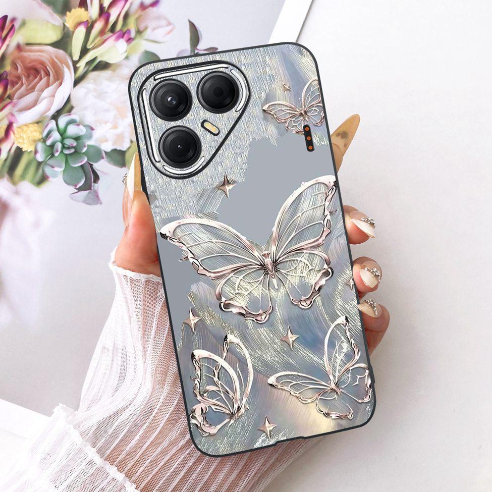 Phone Case For Tecno Pova 7 5G Cover Silicone Cute Cat Fashion Funny Painted Casing For Tecno Pova7 5G LJ7