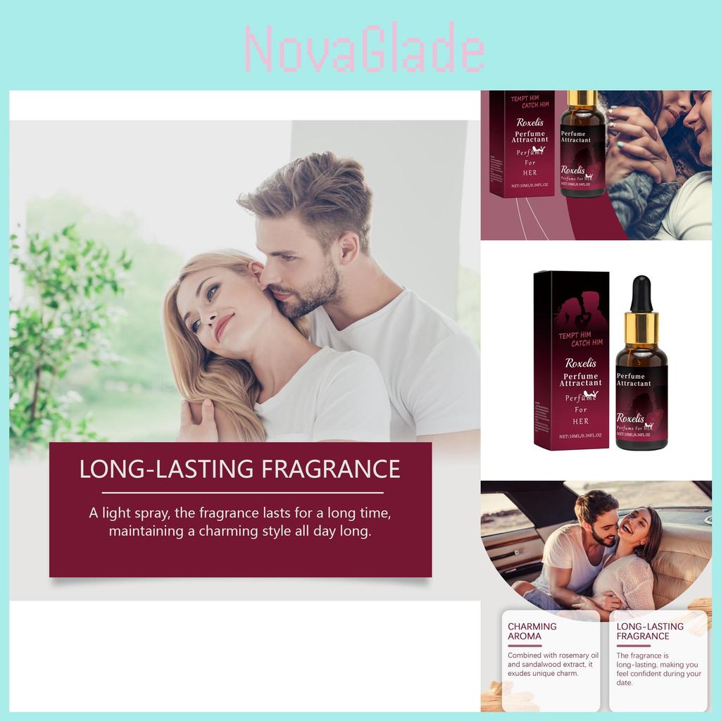 Elegant 10ml Dating Cologne Spray Long Lasting Fresh Aroma For Personal Charm