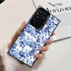 Blue And White Porcelain Pattern Shockproof Phone Case for Samsung Galaxy S26 Edge S25 Ultra S24 FE S23 Plus S21 Cover Anti Fall