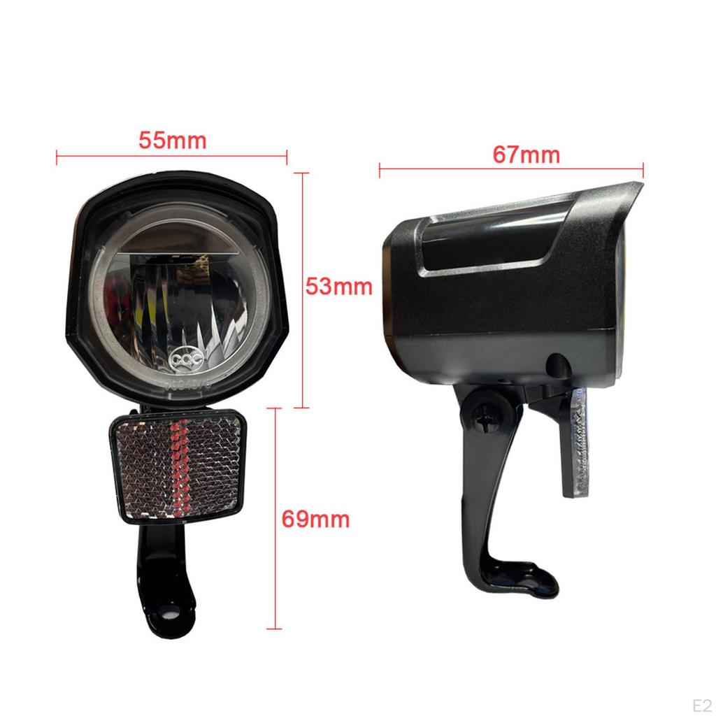 Bicycle Headlight 12V 36V 48V Universal Voltage DIY Mountain Front Light for Cycling Night