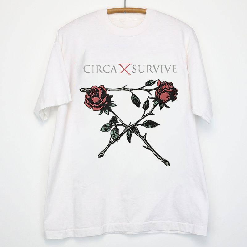 Circa Survive Band Rose WHite  T Shirt Full Size S-5XL AA1621 Unisex T-Shirt XXXL