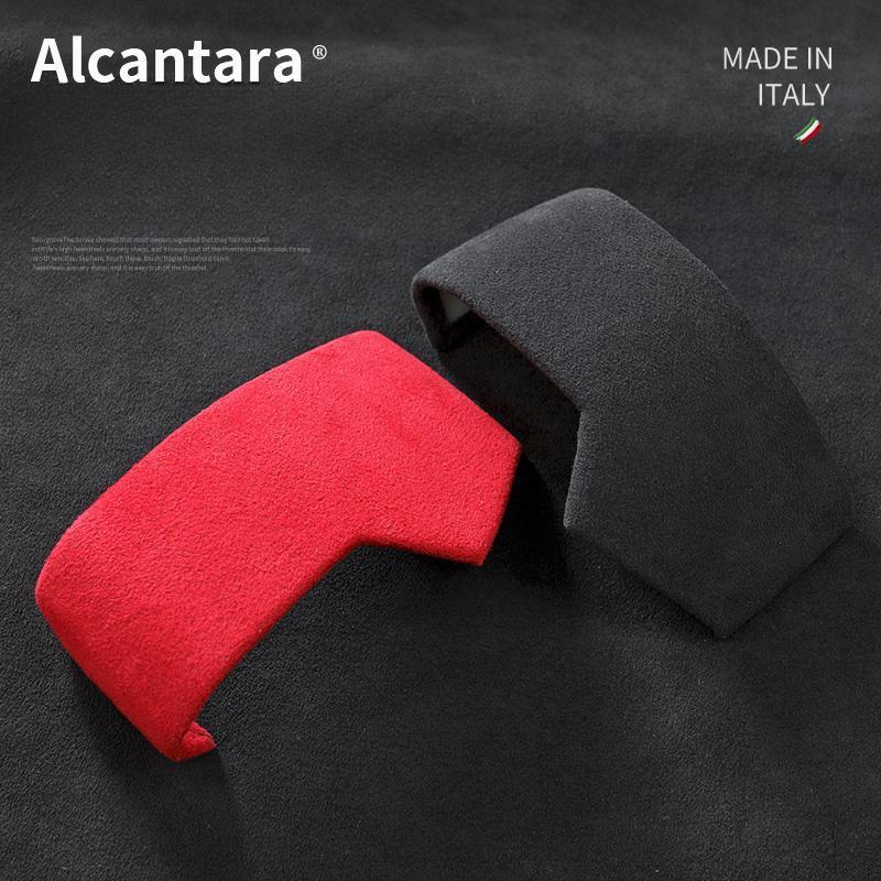 For Volkswagen VW Touareg -2024 2025 Car Gear Shift Knob Cover Suede Protective Decoration Vehicle Auto Modified Accessories