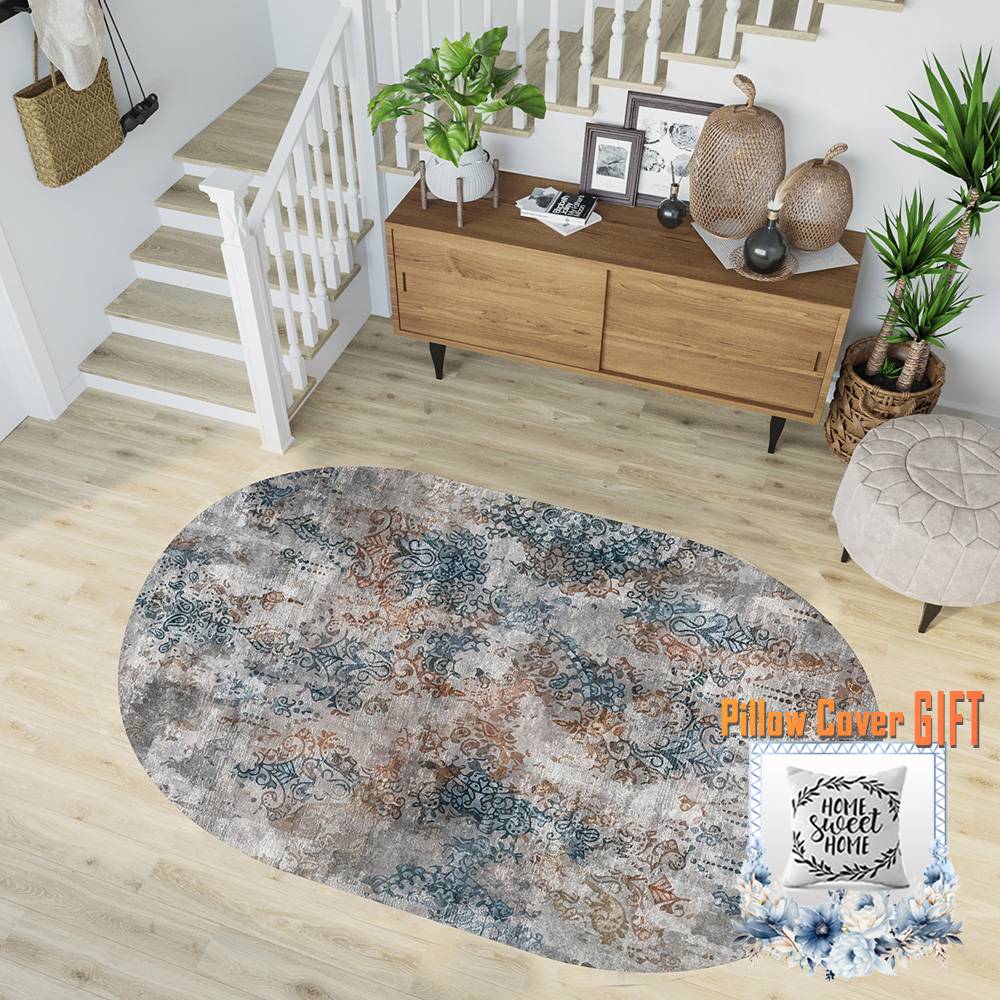

Mosimoso Home RC1766 Ковер с кожаной подошвой и цифровой печатью