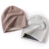 First-Line Seamless Cashmere Knit Hat: 2025 Autumn/Winter, Thick Double-Layer, Flat Ear Protection, Warm & Soft.