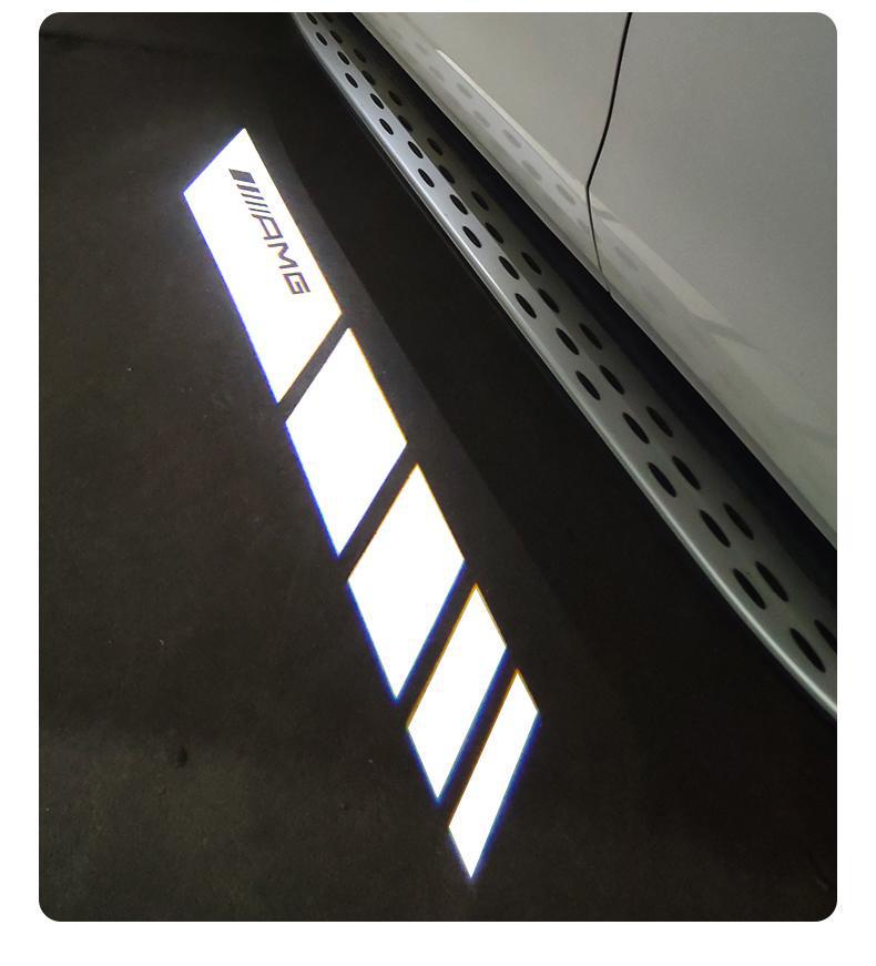 Mercedes-Benz Rearview Mirror Welcome Light for E-Class, A-Class, B-Class, C-Class, S-Class, GLC, EQC - Car Carpet Projection