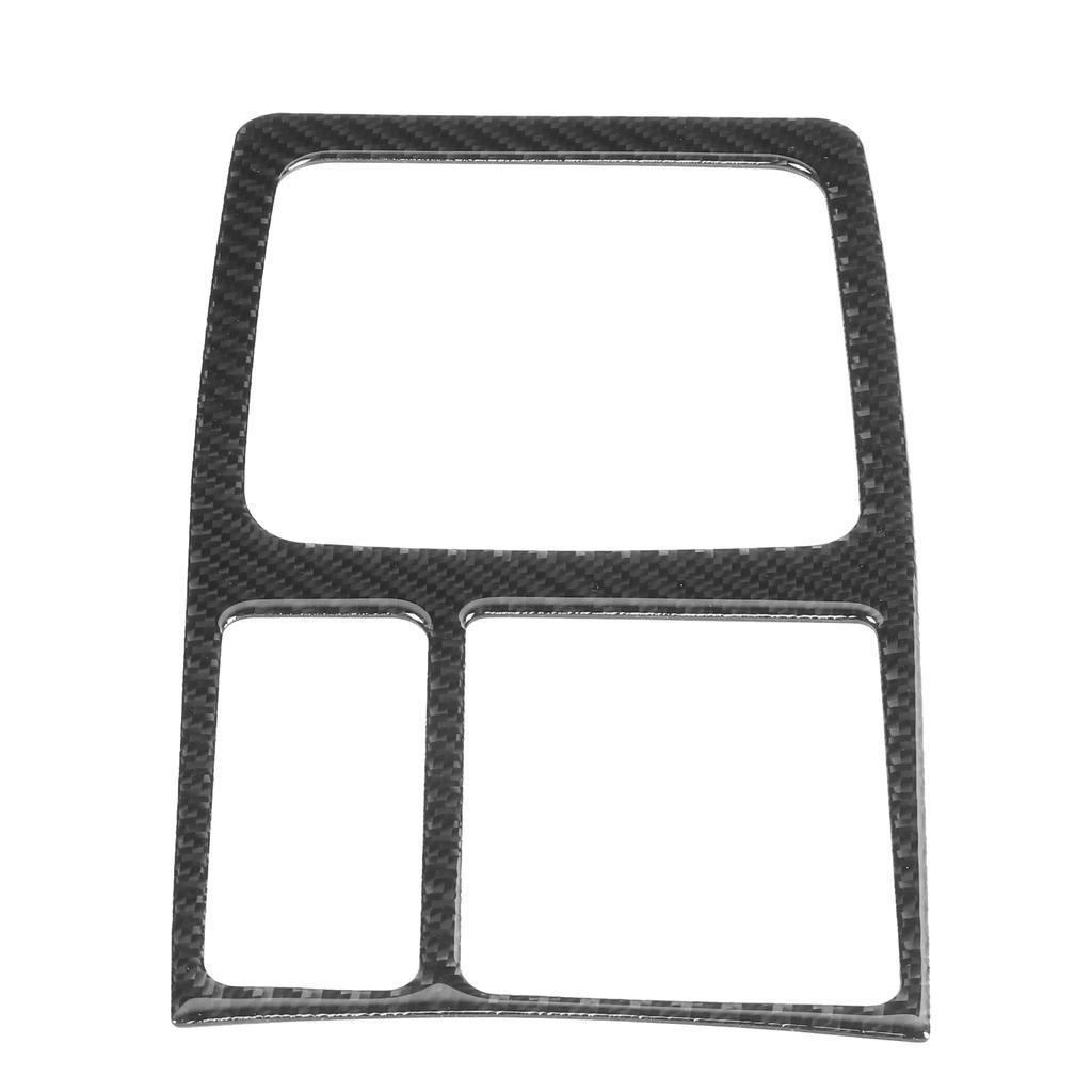 Carbon Fiber Gear Shift Panel Cover Interior Trim Decoration Fit for Mitsubishi Lancer DE ES 2008‑2016