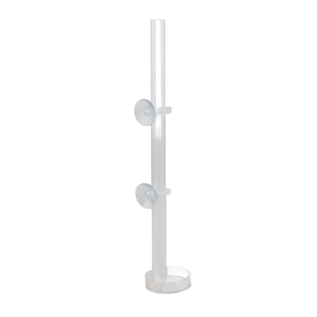 Mini Shrimp Feeding Tube Acrylic Transparent Crystal Shrimp Feeder for Fish Tank Aquarium40CM