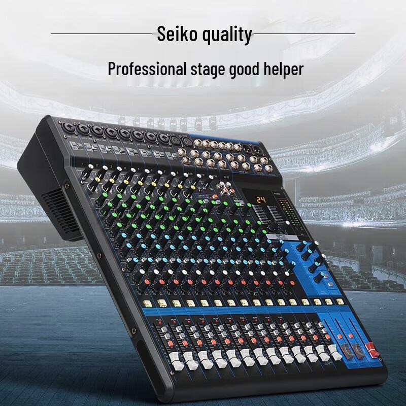 SainSonic Professional 15-inch PA Speaker System with Amplifier & Wireless Mics