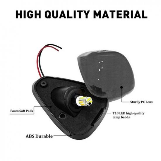 5X Smoked LED Cab Rooftop Marker Light Kit For 99-2016 Ford F250 F350 F450 F550