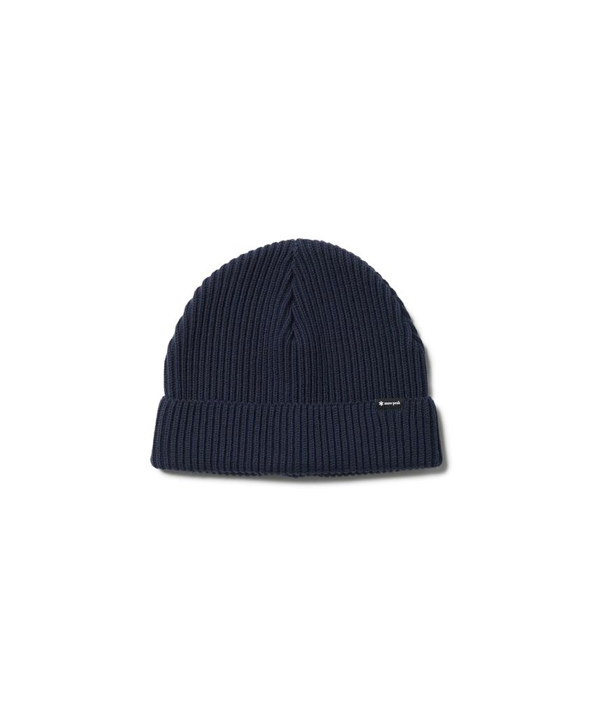 Snow Peak Knit Cap Headwear Cap Hat for Men and Dark Navy One Pe/Co CH-26SU004 Women,