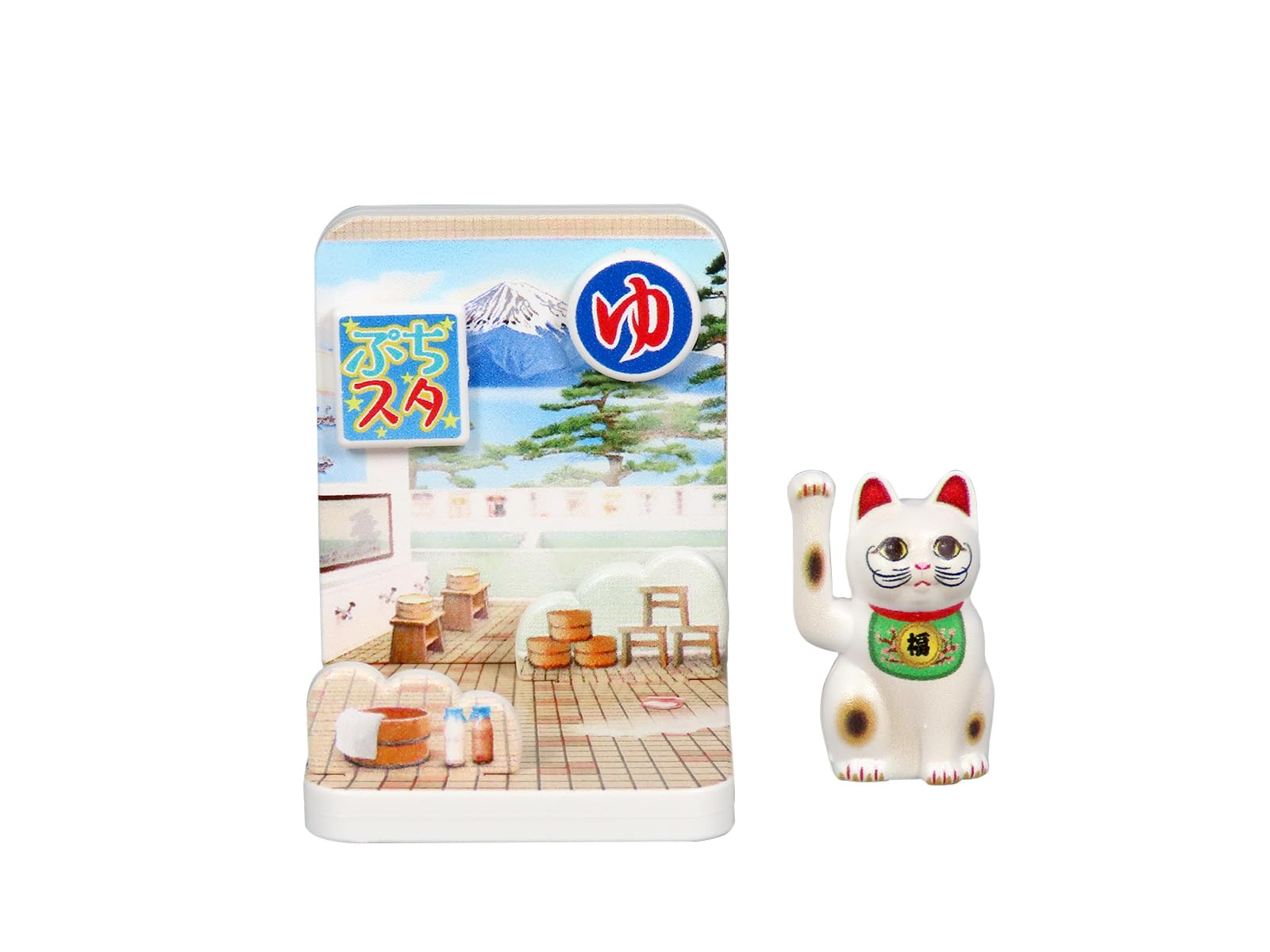 

MIC DIG Petit Studio Maneki Neko Walking Path Plastic Model Fuku Vol.2 Pre-painted