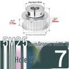 5M25T Quick-Lock Aluminum Timing Pulley with 25 Teeth