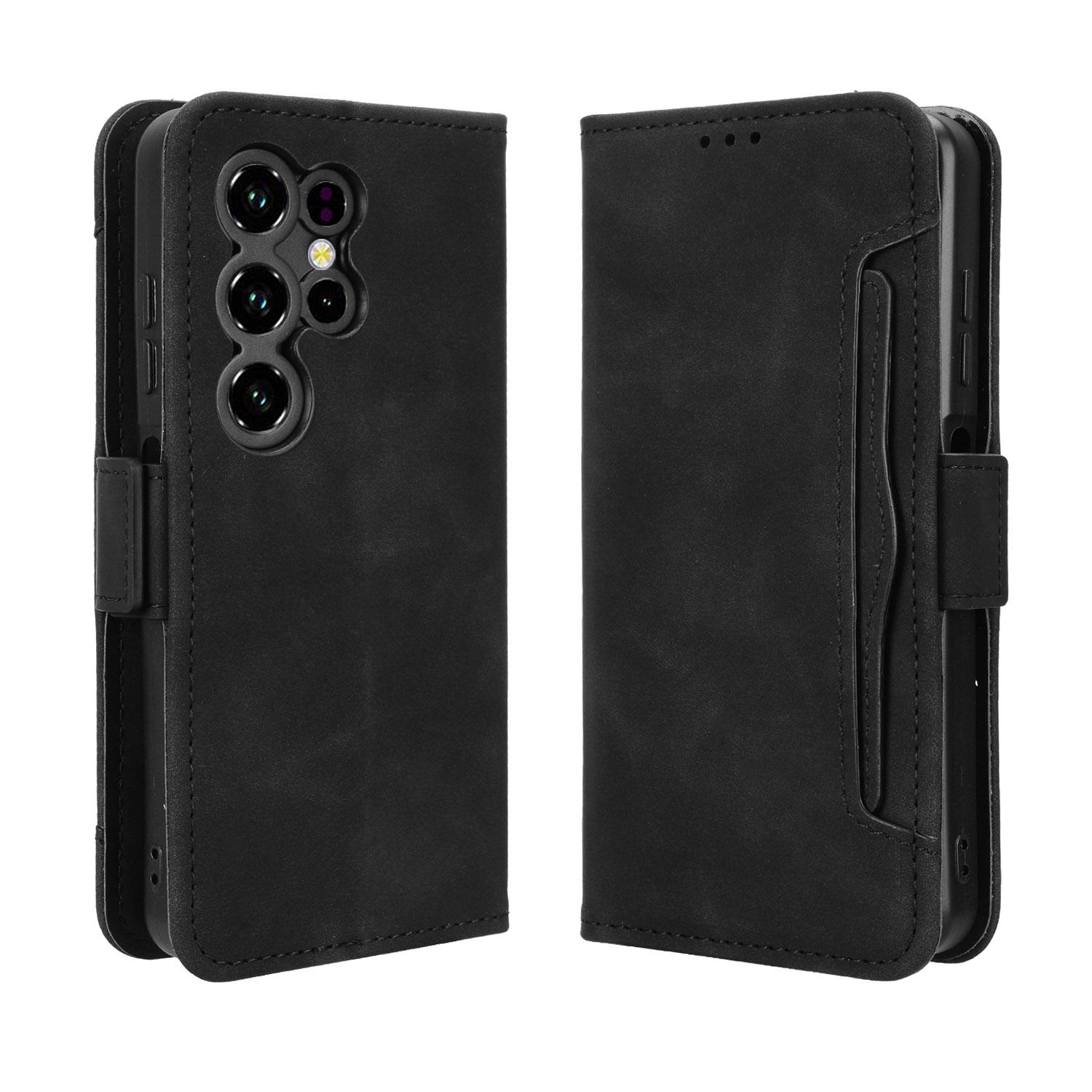 Кожаный чехол-бумажник для Oukitel C2 с несколькими слотами для карт
