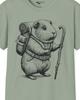 Hiking Guinea Pig T-Shirt: Nature Lover Graphic Tee