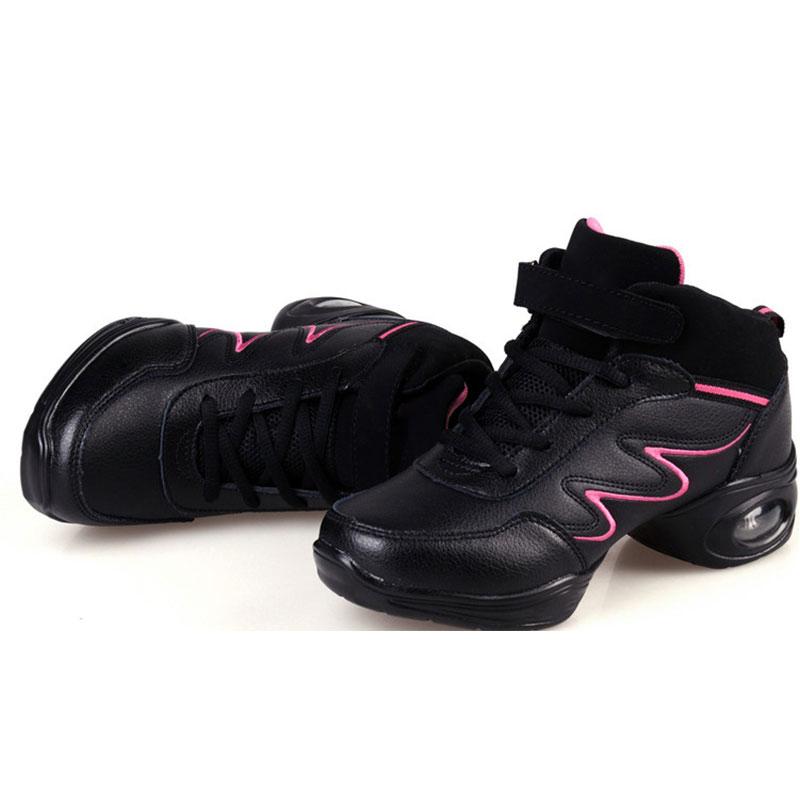 

Черно-белые кожаные джазовые танцевальные туфли женские для девочек с мягкой подошвой танцевальные кроссовки латинские туфли для практики танцев 37 розы красного/чёрный