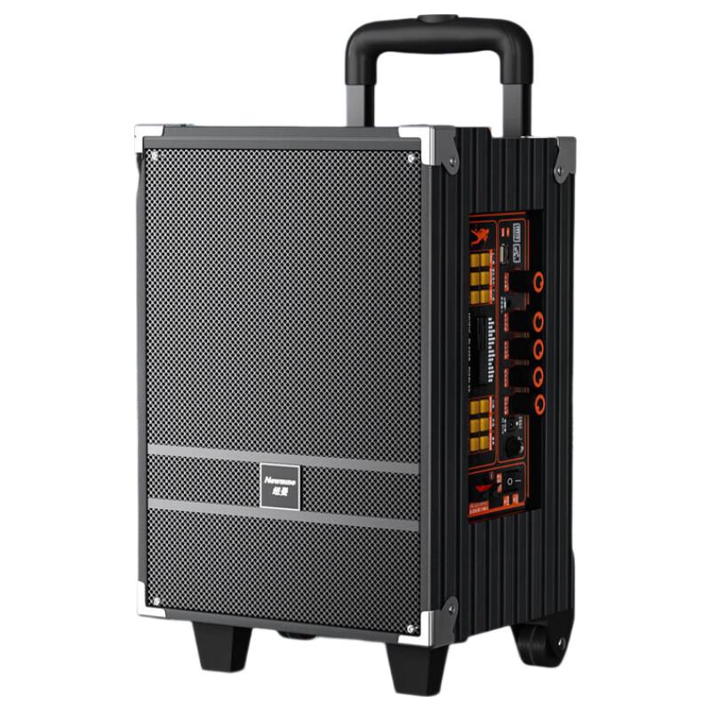 Newmine N518 8-inch Portable Bluetooth KTV Trolley Speaker with Dual Microphones (CN Version)
