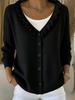 2026 European & American Autumn/Winter V-neck Knit Cardigan: Casual Solid Color Wood Ear Edge Sweater Coat for Women