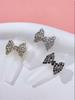 12pcs Glitter Bow Nail Art Decoration Supplies - Nail Art Jewelry Women's Nail Art Decoration Supplies Show the Charm of Women's Nail Art