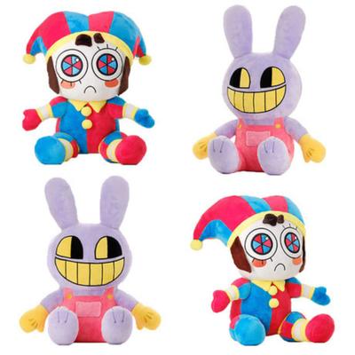 New The Amazing Digital Circus Pomni Jax Plush Toy Anime Cute Theater Rabbit Doll StuffedCartoon Clown Christmas Kids Gifts