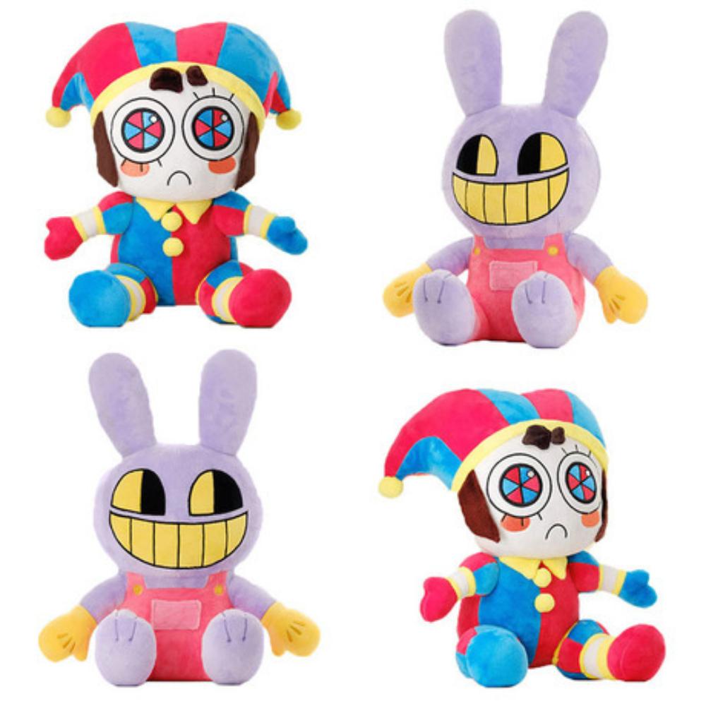 O Incrível Circo Digital Pomni Jax Pelúcia Fofa Coelho Palhaço Boneca Animal de Pelúcia Presente de Natal Para Crianças