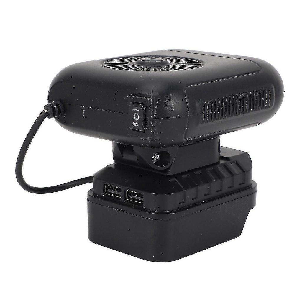 Battery Powered Heater 90 Degree Flip 2 Temperatures 2xusb Portable Space Heater For Bl1830 Bl1850 Bl1840 Bl1845 Bl1815 Bl1820 Bl1860b