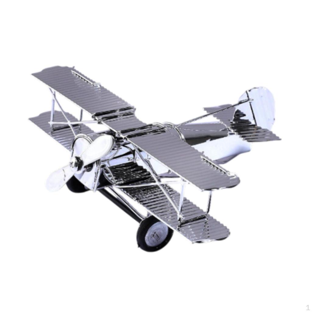 Flugzeug Segelflugzeug Doppeldecker Ornamente Handwerk Retro Dekorative Geschenke Eisen