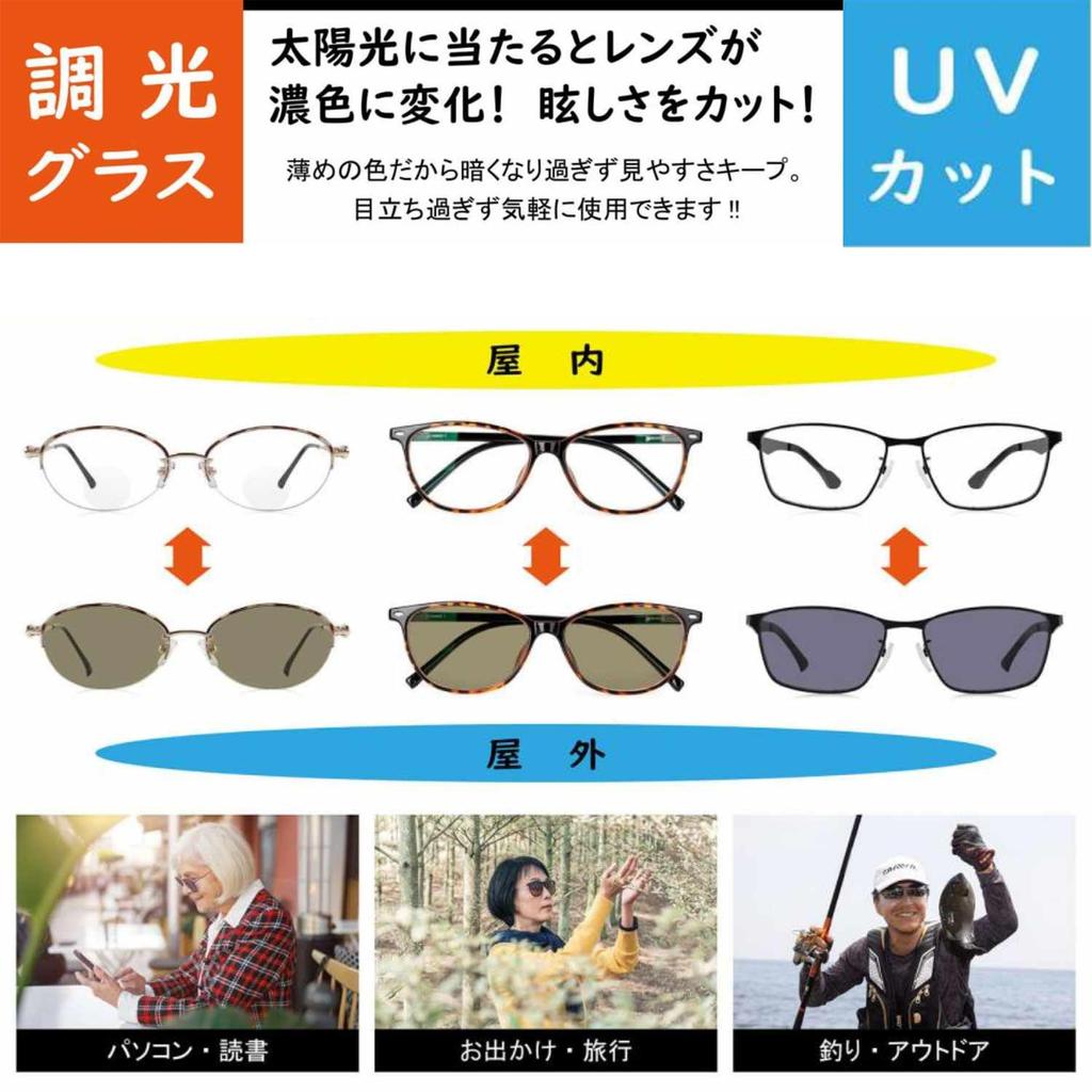 Stylish Square Metal Black Reading Glasses with Photochromic and Progressive UV Power Men's Sunglasses, Protection, 4.0