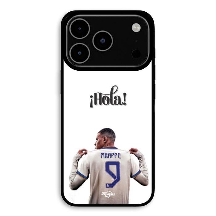 Hülle Für iPhone 18 Pro Max Kylian Mbappe Real Madrid 9 Hola Maniacase schwarz