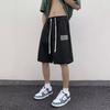 Retro Shorts for Men's Hong Kong Style 5-point Pants Casual and Versatile Loose Medium Pants