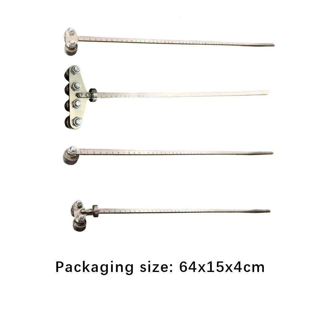 Upgrade Single/Double/Inline Bearing Circular Saw Guide Ruler Electric Saw Positioning Caliper Multi-Purpose Woodworking Tool