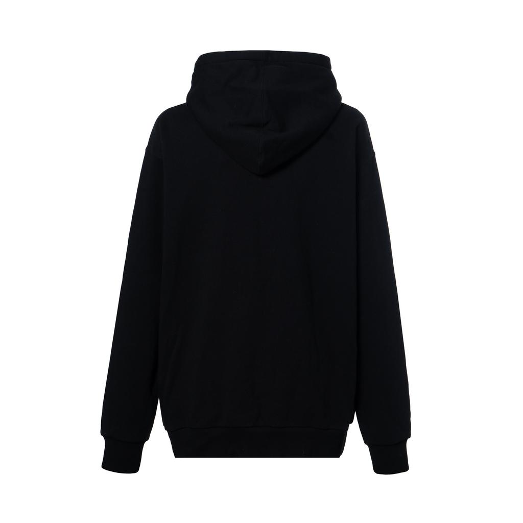(WMNS) Gucci Logo Print Cotton Hoodie 'Black' Women's 717427-XJEV6-1082
