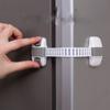 Plastic Child Safety Lock Anti-Clamp Refrigerator Safety Buckle  Window Closet Wardrobe