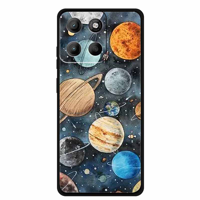 Custodia per Motorola Edge 60 Pro 60Pro Cover in Silicone Nero TPU Morbido Custodia per Telefono per Motorola Edge 60 60s 60 Fusion Cover Posteriore
