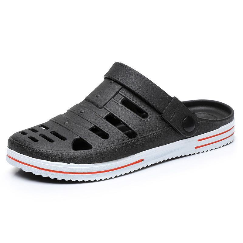 Men's Lightweight Slip-On Hollow Shoes for Summer Outdoor Use