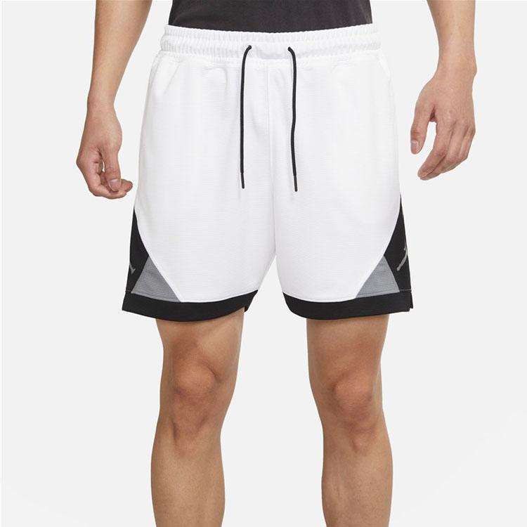 Air Jordan Diamond Breathable Quick-Dry Athletic Training Shorts Unisex Bottoms White CV3087-100