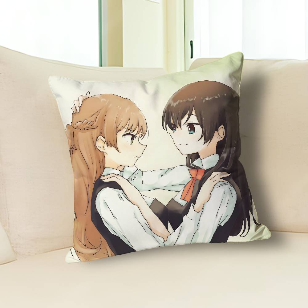 Manga B-Bloom Into Yous-S Pillow Cases for Bedroom Living Room Sofa Home Decor Polyester Cushion Cover with Zipper