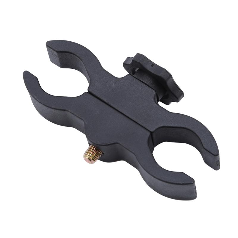 

Black Flashlight Clips Accessories Red Green Flashlight Outdoor Bracket Mountain Bike Headlight Bracket Flashlight Clip чёрный