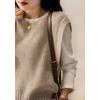 Women S French Style Loose Knit Sleeveless Vest Autumn Winter Outerwear